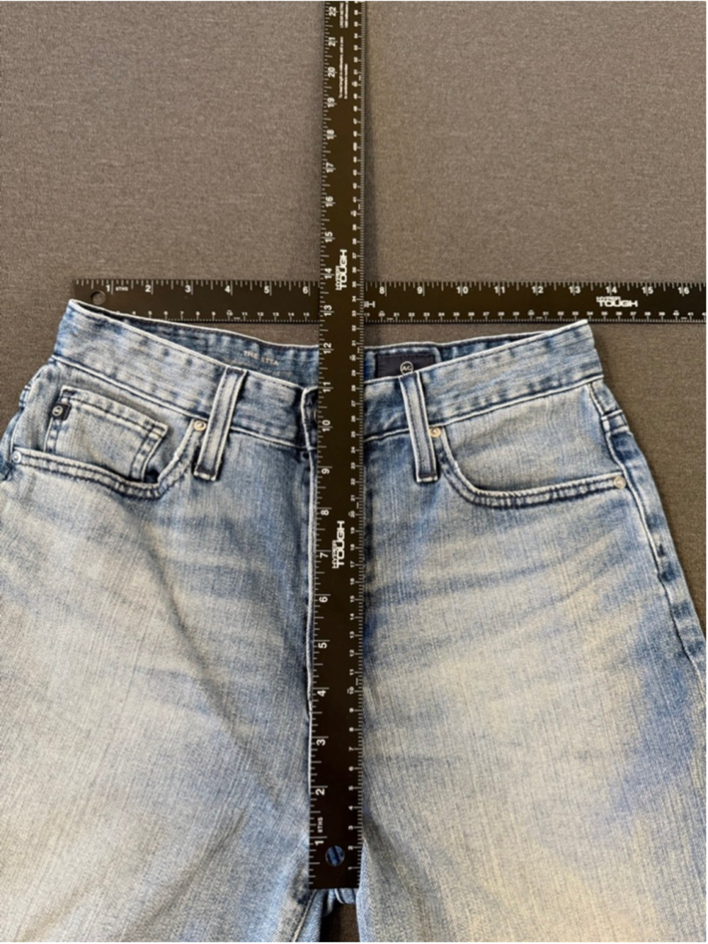 Adriano Goldschmied Etta High Waist Crop Wide Leg Jeans Size 27 - Picture 6 of 8